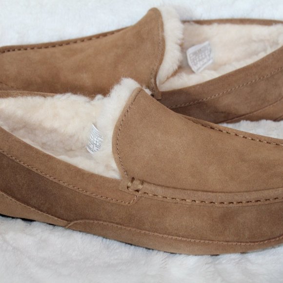 NEW UGG ASCOT MEN\'S SUEDE SLIPPERS CHESTNUT 13 main image 6